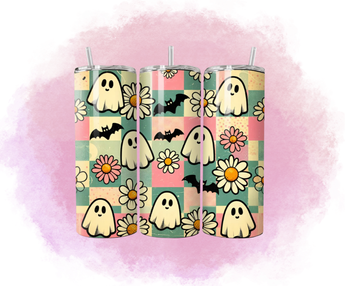 20oz Sunflowers and Ghost