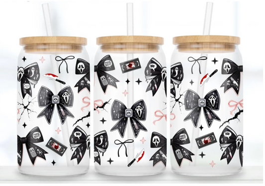 12oz Spooky Glass Tumbler