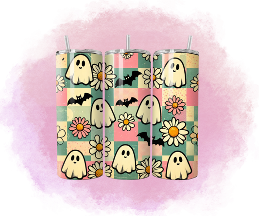 20oz Sunflowers and Ghost