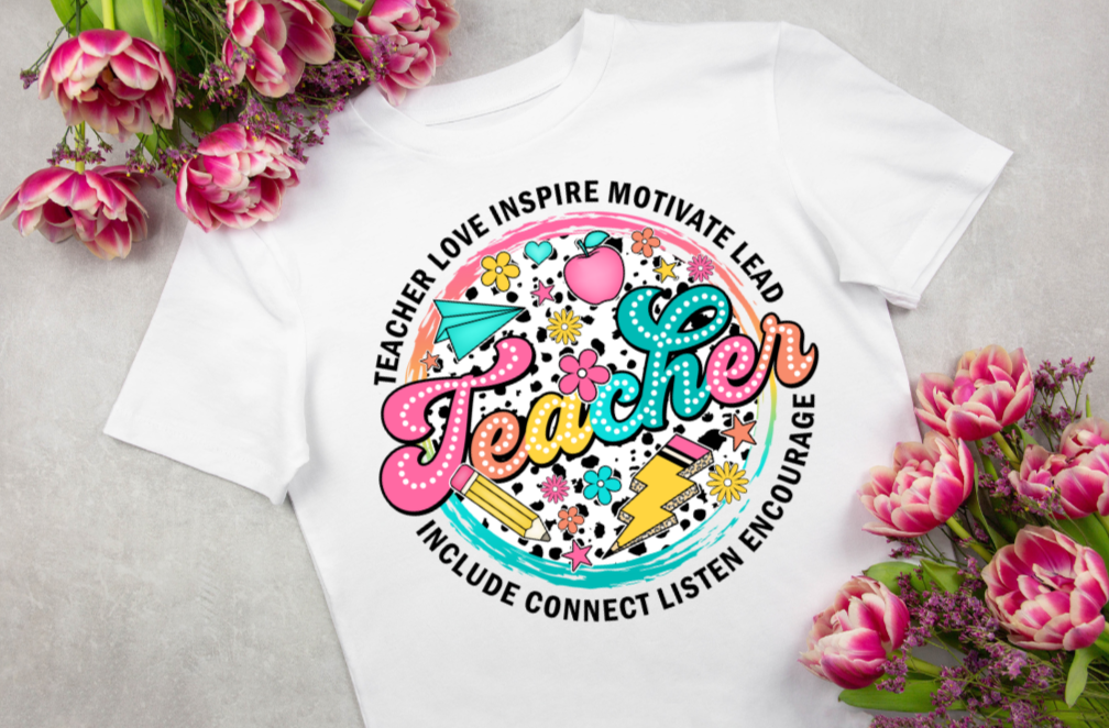 Retro Teacher T-shirt