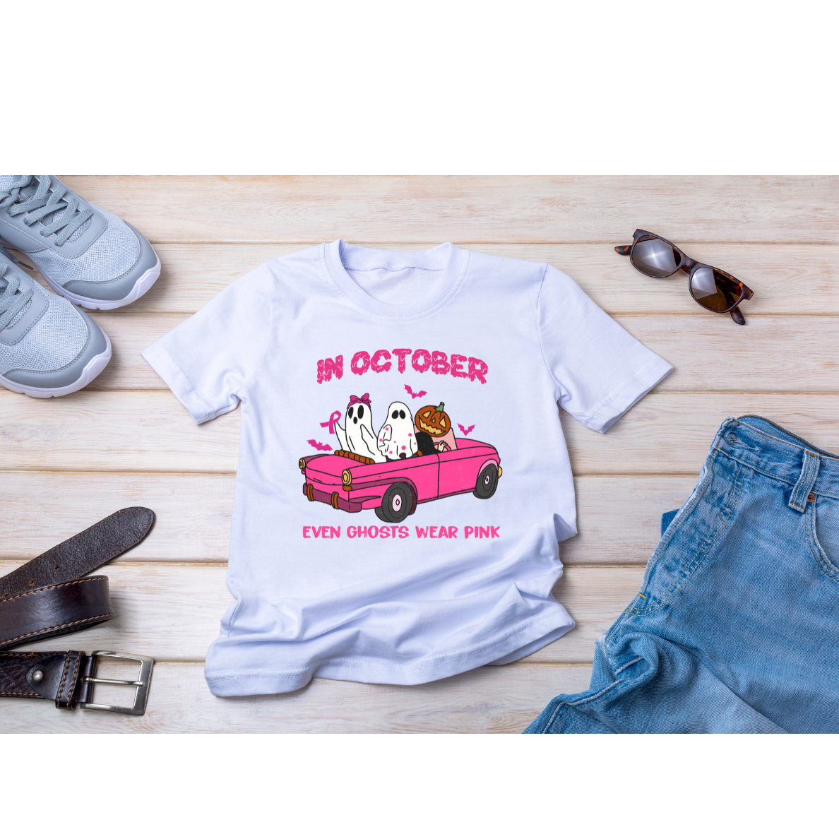 In October We Wear Pink T-shirt
