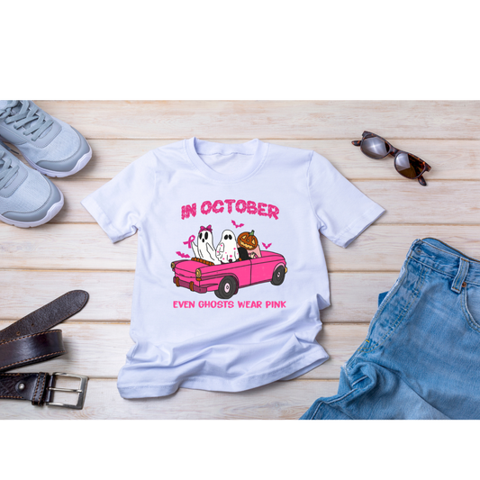 In October We Wear Pink T-shirt
