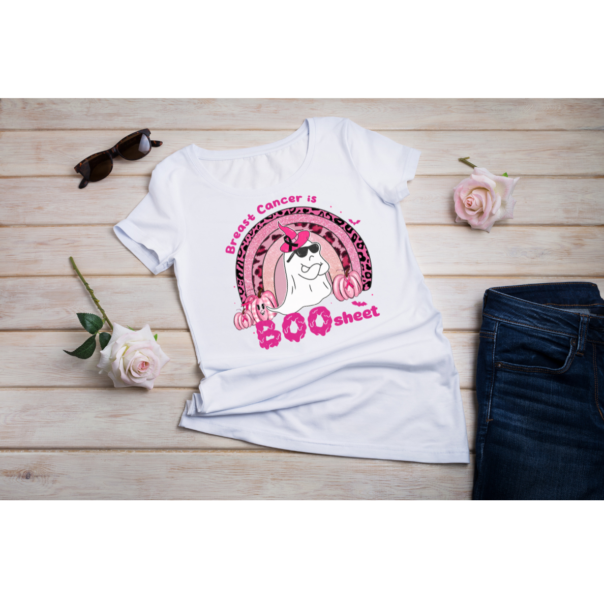 Breast Cancer Is Boo Sheet T-shirt