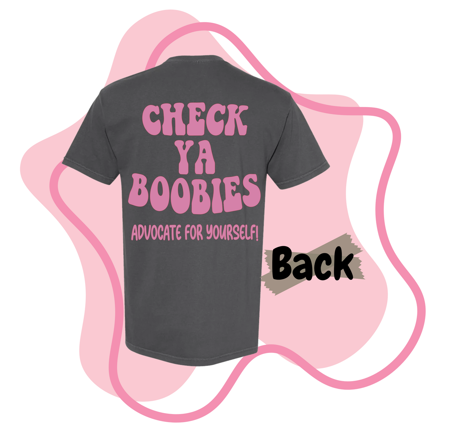 Comfort Colors, Breast Cancer Awareness Tee, Cute Breast Cancer Tee, Breast Cancer Support T-Shirt