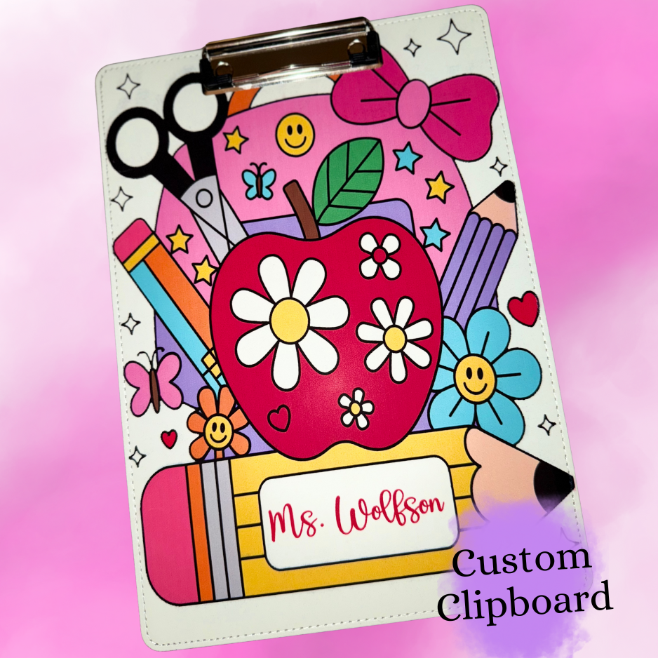 Personalized Educator Clipboard